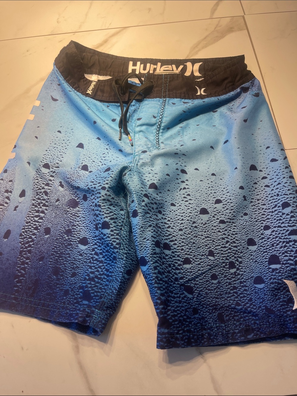Hurley Black & Blue Gradient Boardshorts